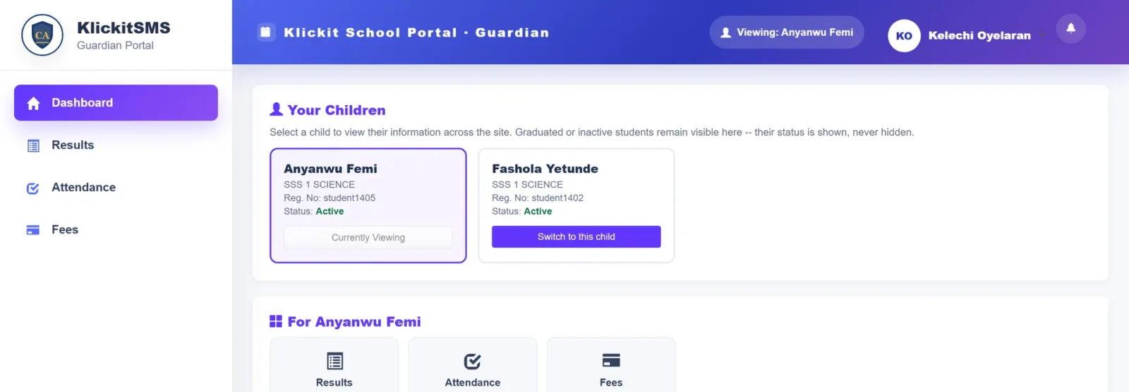 Parents see fees too